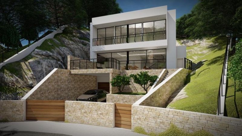 Продается участок 888 м² с проектом в тихой зоне Serra Brava, Lloret de Mar