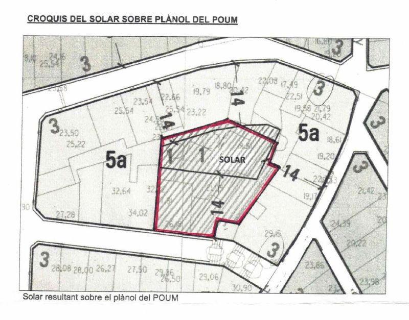 Продается участок 1300 м² под застройку в центре Бланеса